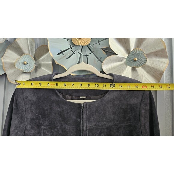 Calvin Klein Faux Suede Jacket – Size 10 - Picture 9 of 13